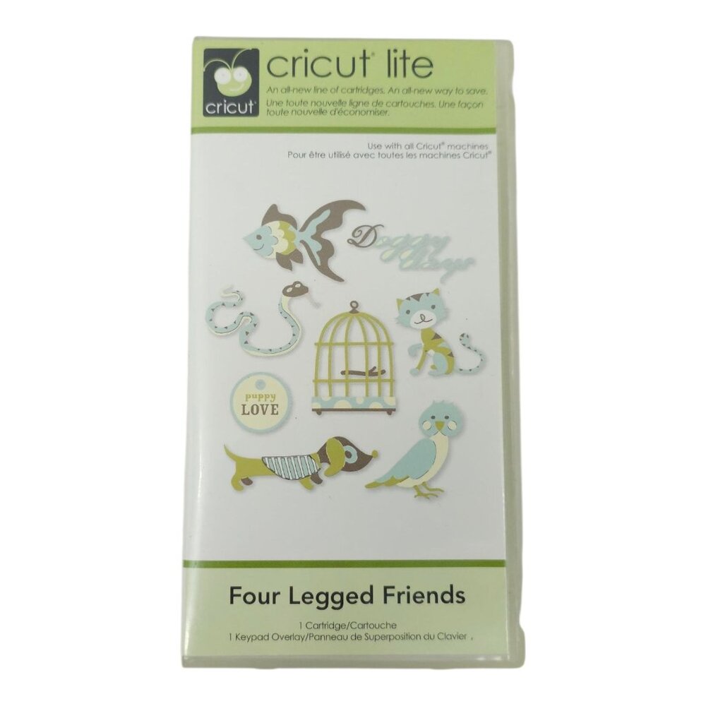 Cricut Lite Provo Craft Themed Cartridge Four Legged Friends Link Status Unknown